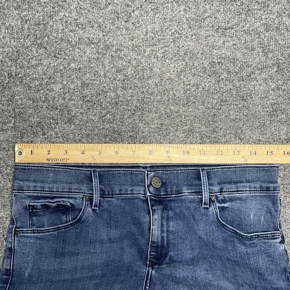 Mott & Bow Womens Mid-Rise Skinny Jeans W29 L30 Blue Denim - Picture 2 of 5